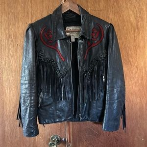 Fringe Leather jacket